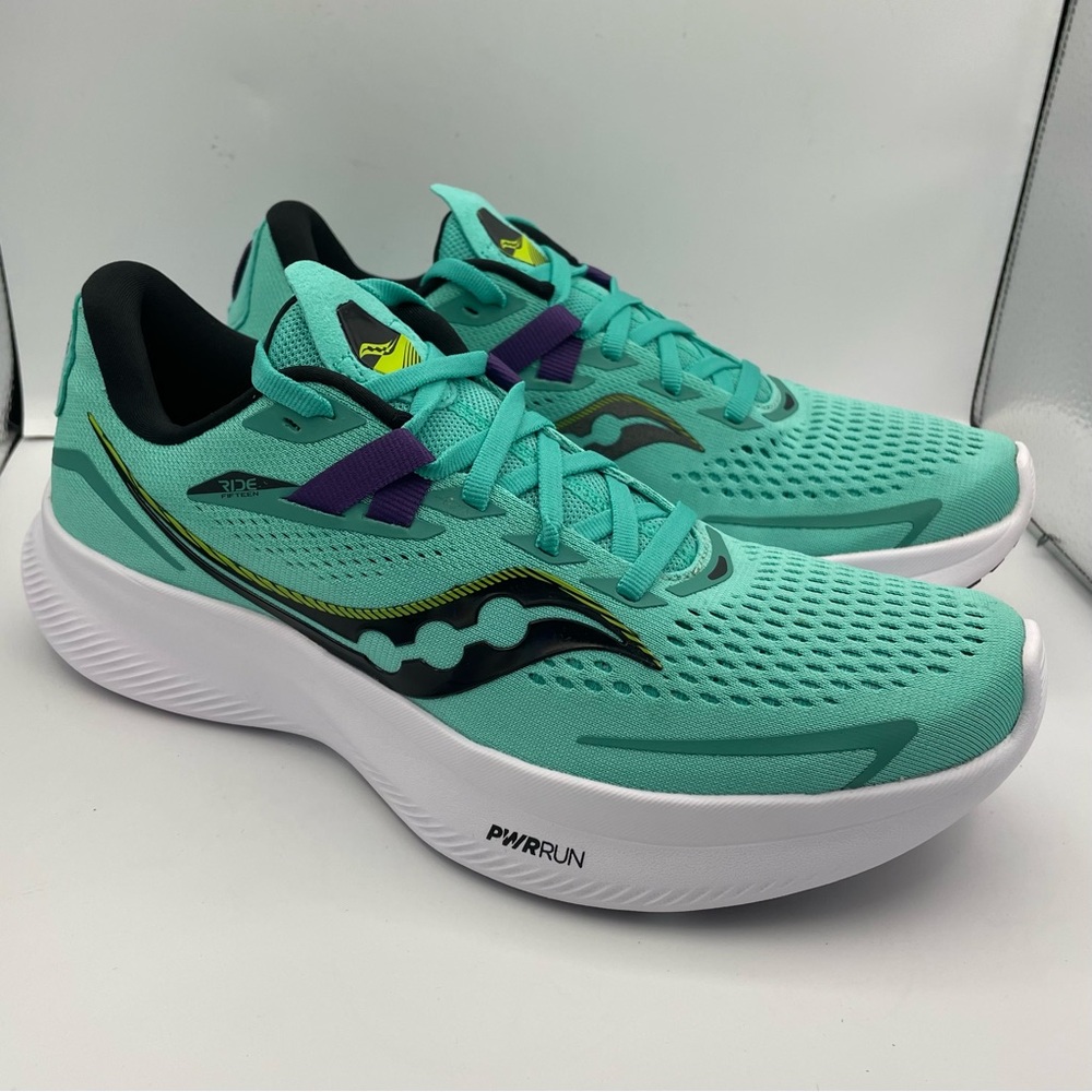 SAUCONY Ride 15 running athletic sneakers women Size 8.5 - Picture 13 of 13